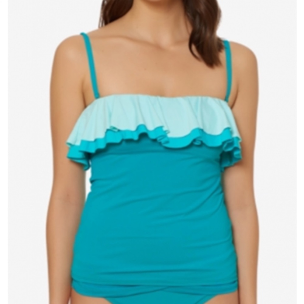 Bleu Rod Beattie Swim in Summer Teal NWT